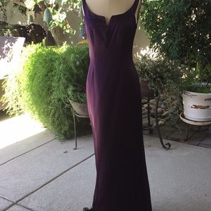 Elegant plum color Vera dress